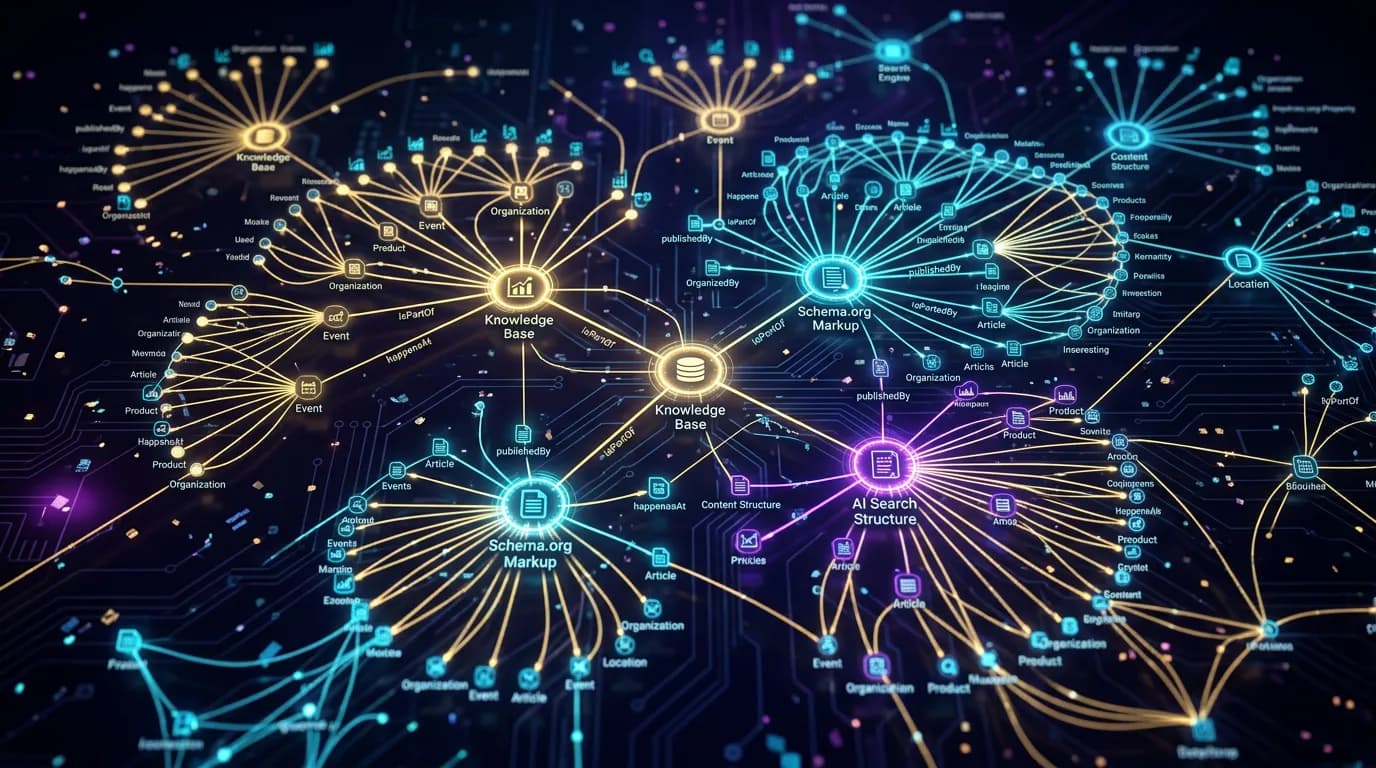 Structured data and knowledge graph for generative engine optimization by Online Website Marketing