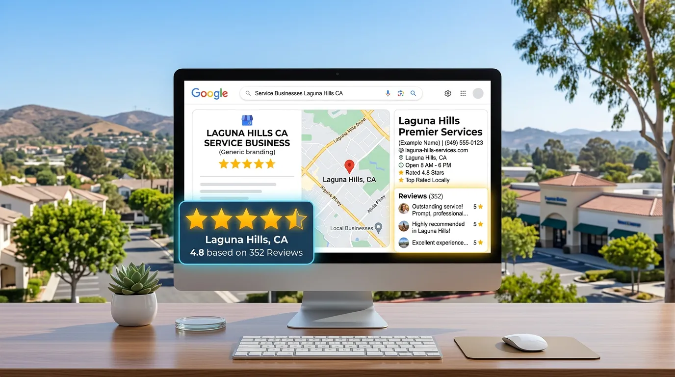 Laguna Hills California Google Business Profile 5-star reviews and strong local reputation