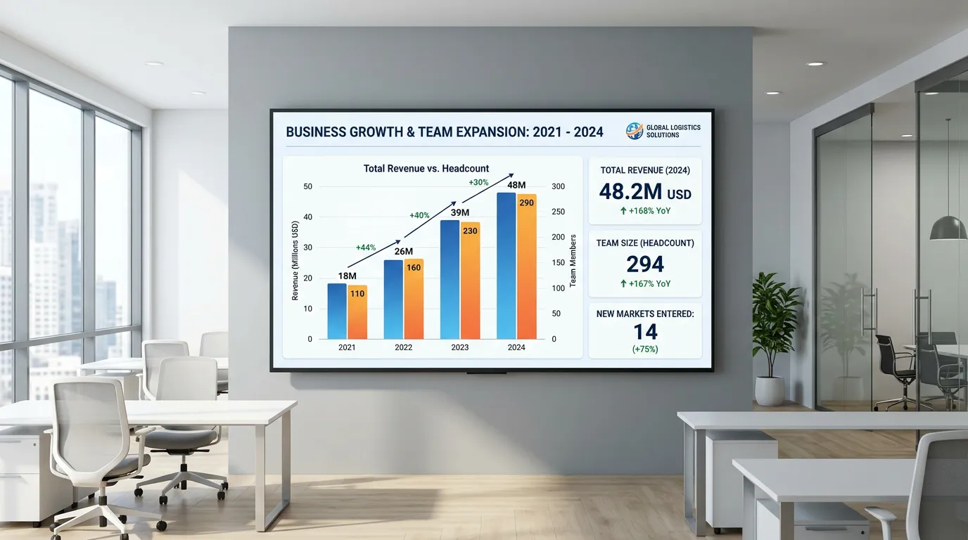 Upward trending growth chart showing digital marketing agency expansion and career opportunities