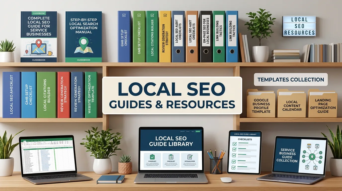 Local SEO guides resource showing collection of local search optimization guides checklists and templates