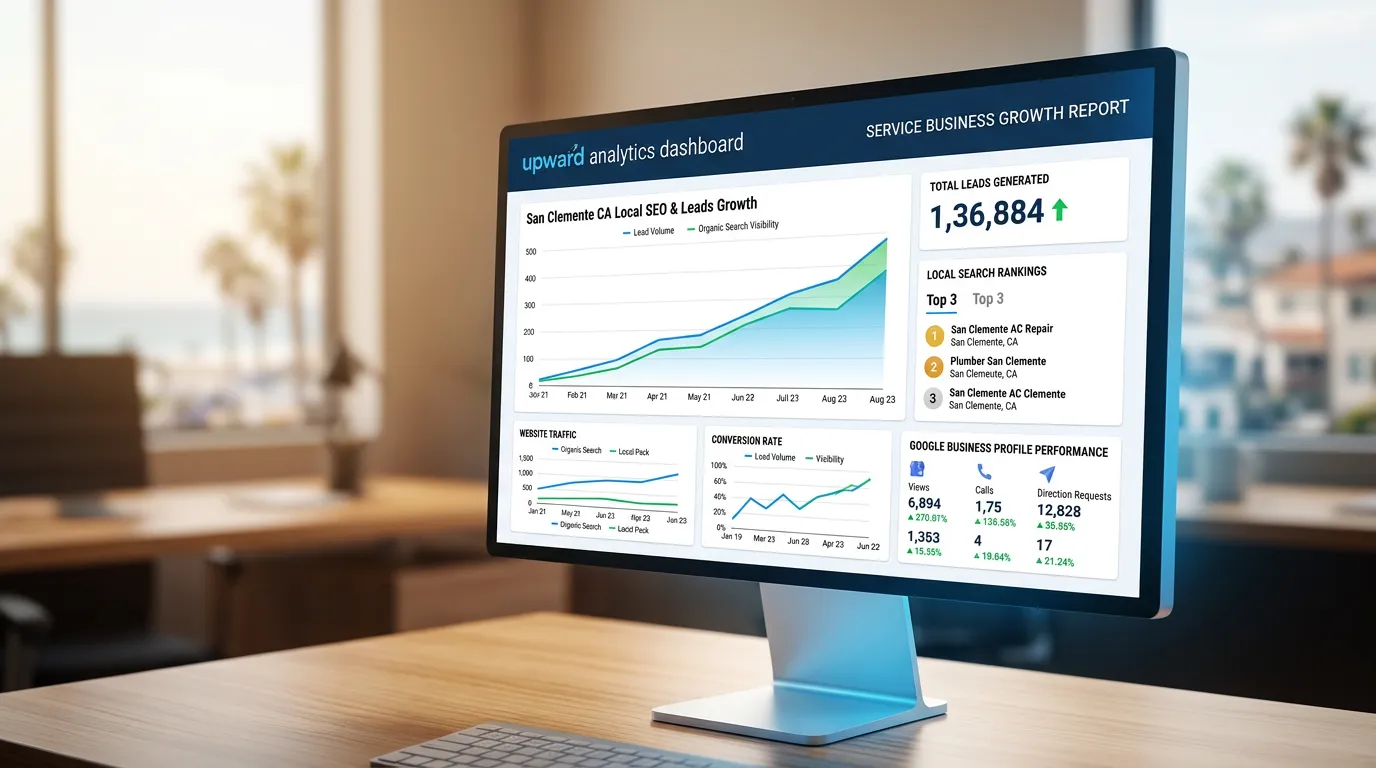 San Clemente CA business lead generation and digital marketing results for South Orange County businesses