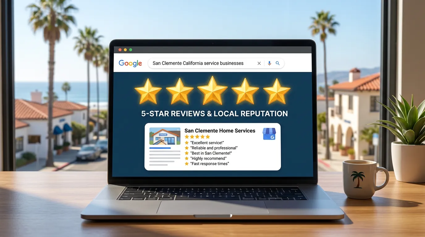 San Clemente California Google Business Profile 5-star reviews and local reputation