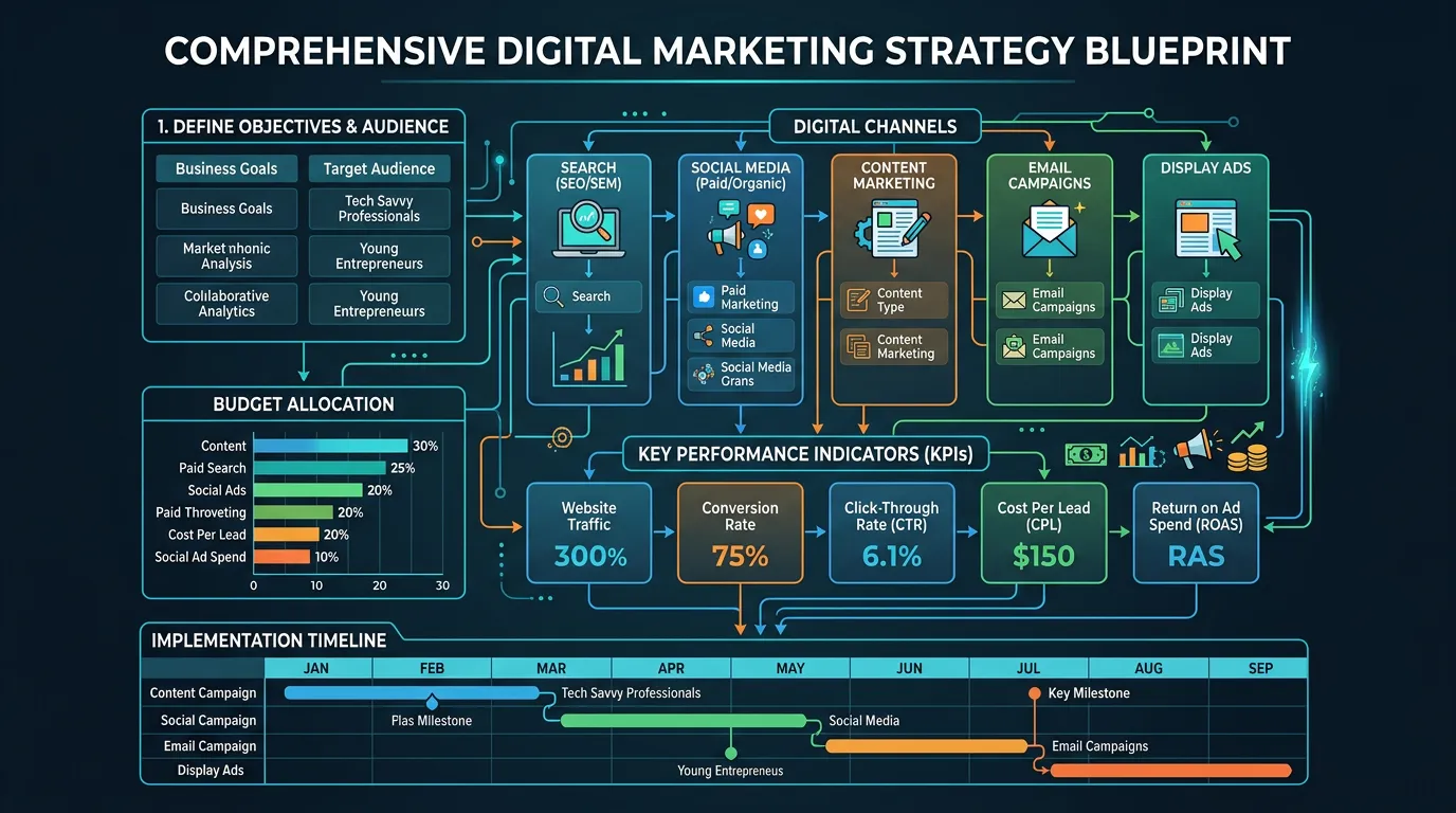 Marketing consultant results showing business metrics improving with clearer strategy and better ROI from marketing